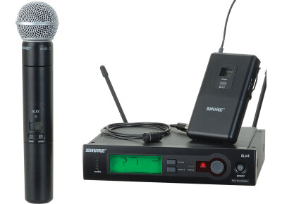 Shure SLX124/85/SM58