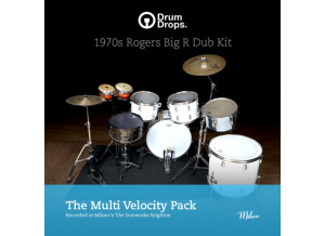Drumdrops 1970s Rogers Big R Dub Kit - Multi Velocity Pack