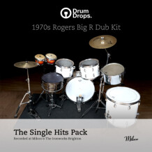 Drumdrops 1970s Rogers Big R Dub Kit - Single Hits Pack
