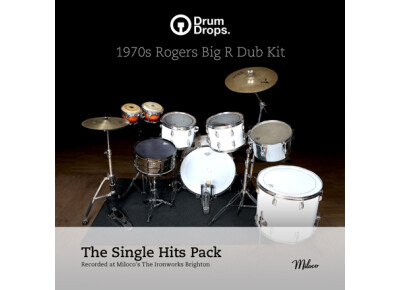 Drumdrops 1970s Rogers Big R Dub Kit - Single Hits Pack
