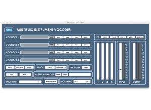 Digital Brain Instruments Multiplex Vocoder