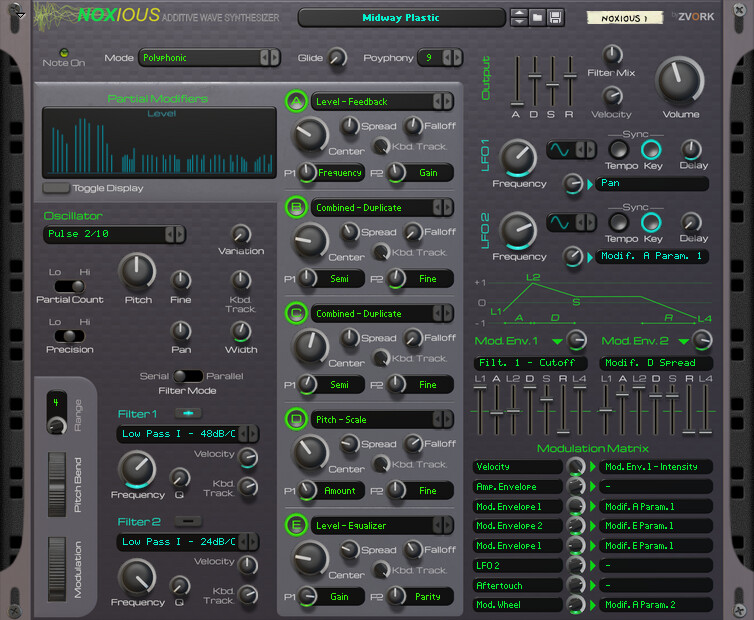 40 % off the Zvork Noxious Rack Extension synth