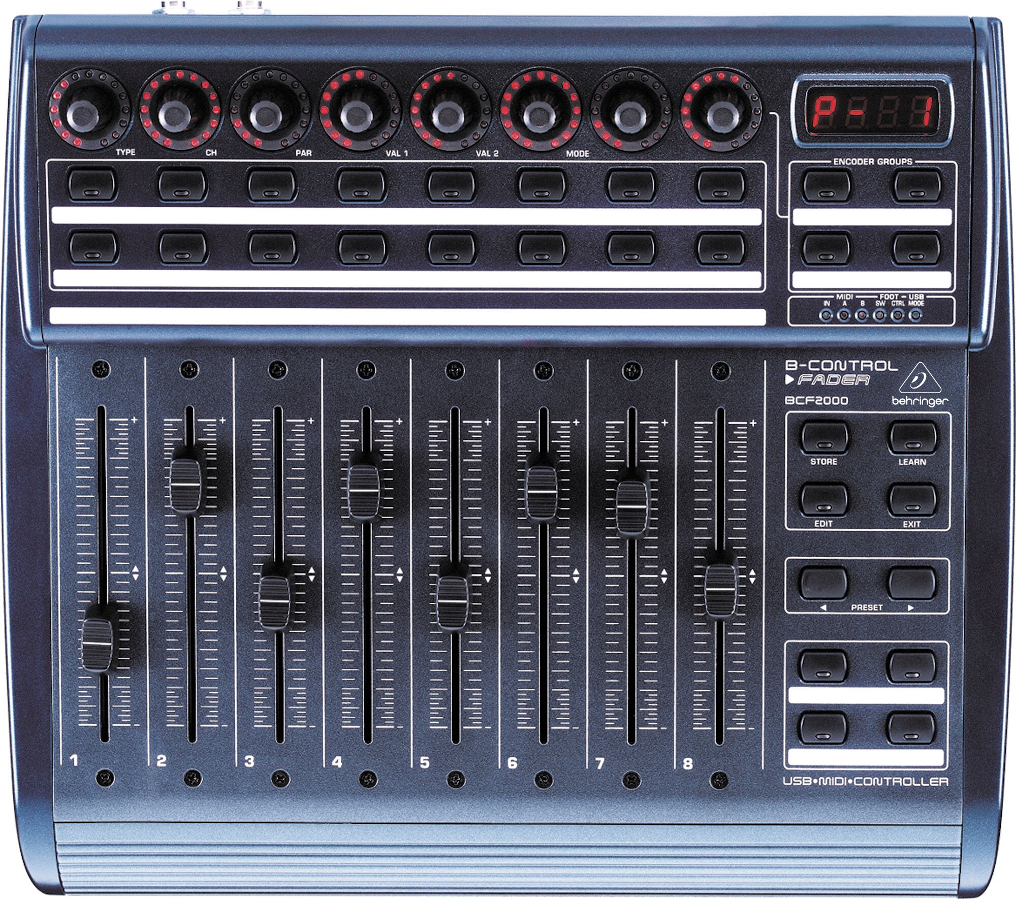 Bcf2000 Problem Display B-Control Fader BCF2000 - Behringer B-Control Fader BCF2000 - Audiofanzine