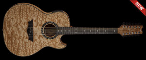 Dean Guitars Exhibition Quilt Ash 12 String