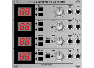Doepfer A-113 Subharmonic Generator