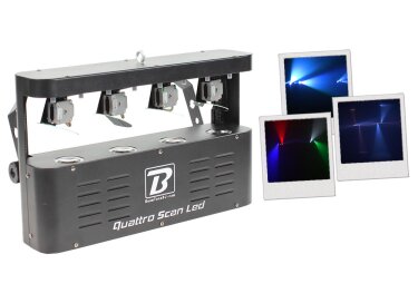 BoomToneDJ Quattro Scan LED