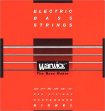 Warwick Red Strings Nickel Plated Steel