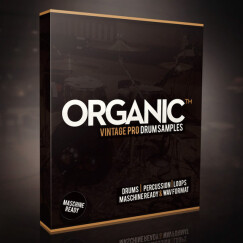 Organic Drum Kit, a WAV and Maschine library