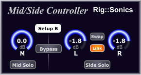 Rig::Sonics Mid/Side Controller