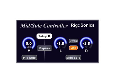 Rig::Sonics Mid/Side Controller