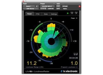 TC Electronic LM6n Loudness Radar Meter