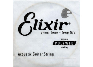 Elixir Strings Nanoweb Coating Phosphore Bronze Acoustic Single String