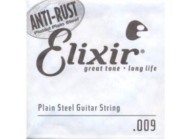 Elixir Strings Anti-Rust Plain Steel Single String