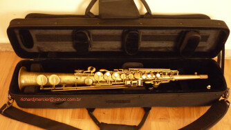 Buescher Saxophone soprano True tone "bare brass" 1927