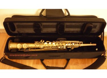 Buescher True Tone Soprano Saxophone "Bare Brass"