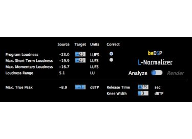 beDSP L-Normalizer