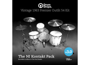 Drumdrops Vintage 1963 Premier Outfits 54 Drum Kit v3