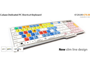 Editors Keys Cubase Dedicated PC Shortcut Keyboard