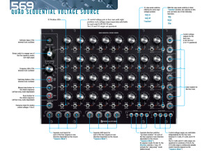 Moon Modular 569 Quad Sequential Voltage Source