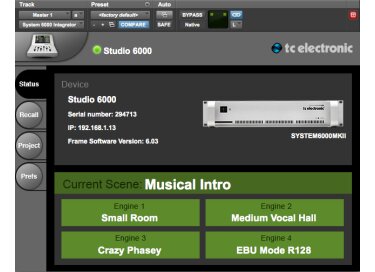 TC Electronic System 6000 Integrator