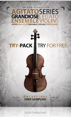 8Dio offers legato violin samples