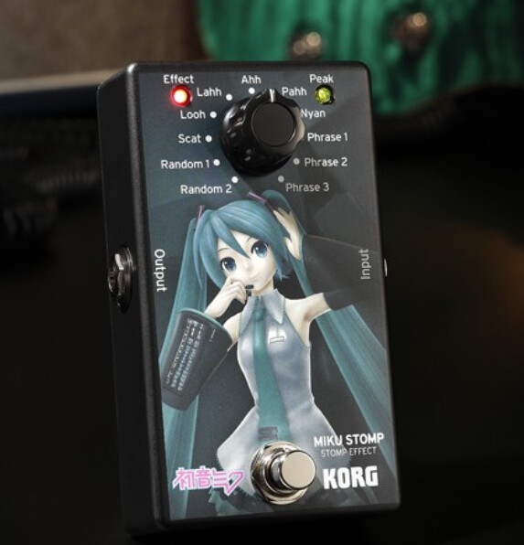 Une pédale Vocaloid pour guitare chez Korg