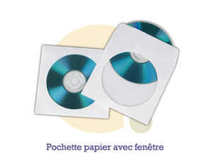 Pressage.EU Pressage CD - Pochette Papier avec Fenêtre