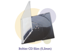 Pressage.EU Pressage CD - Boîtier CD Slim (5,2mm)