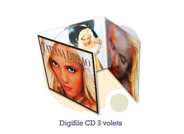 Pressage.EU Pressage CD - Digifile CD, 3 volets (6 pages)