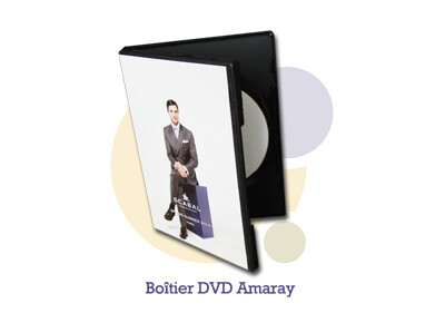 Pressage.EU Pressage DVD - Boîtier DVD Amaray (noir)