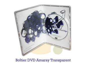 Pressage.EU Pressage DVD - Boîtier DVD Amaray Transparent