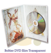 Pressage.EU Pressage DVD - Boîtier DVD Slim-T (Thinpack Transparent)