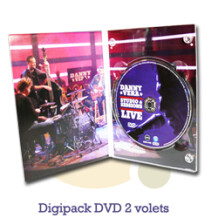Pressage.EU Pressage DVD - Digipack DVD, 2 volets (4 pages)