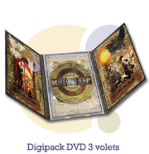 Pressage.EU Pressage DVD - Digipack DVD, 3 volets (6 pages)