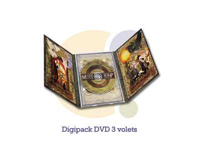 Pressage.EU Pressage DVD - Digipack DVD, 3 volets (6 pages)