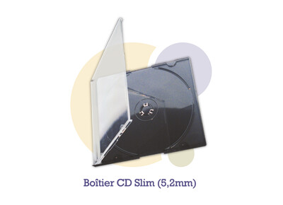 Pressage.EU Pressage DVD - Boîtier CD Slim (5,2mm)