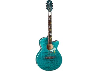 Luna Guitars Flora Moonflower Custom
