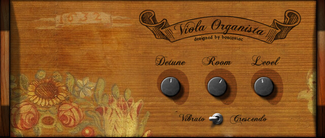 Boscomac reproduces the Viola Organista on Reaktor