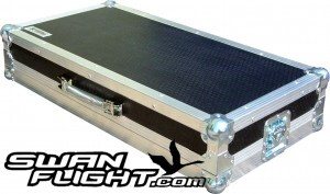 Swan Flight Single Level Guitar Pedal Board Case Size 3