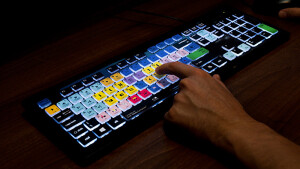 Editors Keys Backlit Shortcut Editing Keyboard