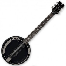 Dean Guitars Backwoods 6 Banjo w/Pickup Black Chrome