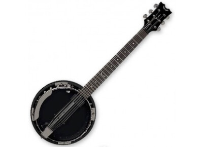 Dean Guitars Backwoods 6 Banjo w/Pickup Black Chrome