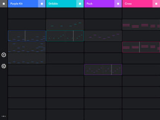 Auxy, a free and easy sequencer on iPad