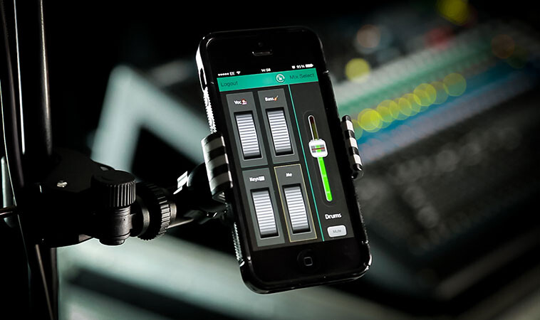 The Allen & Heath Qu-You app on Android