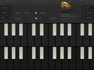 Un clavecin Ruckers de 1628 sur iOS