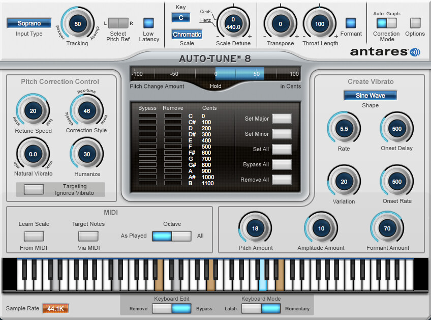 L’Auto-Tune d’Antares en version 8.1