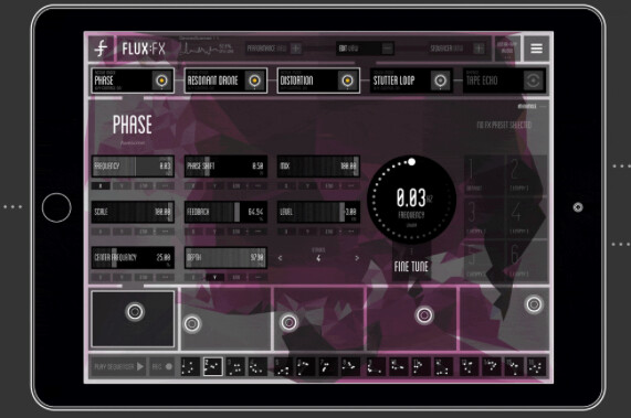 Flux:FX, a multi-effect audio app for iPad