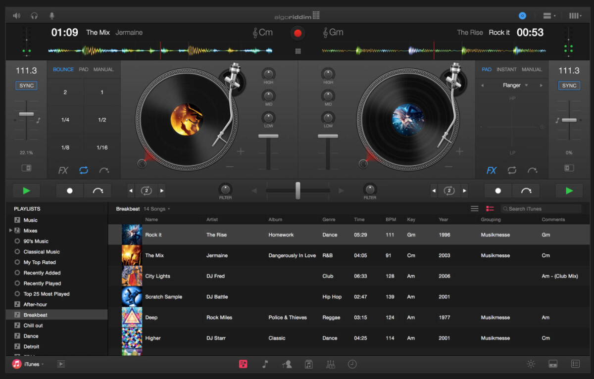 DJay Pro v1.1 on Mac includes a video mode