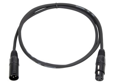 Lightmaxx Câble DMX 1,5m 3-pol. XLR 110 Ohms
