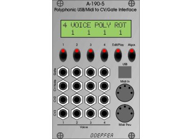Doepfer A-190-5 Polyphonic USB/Midi-to-CV/Gate Interface